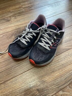 New Balance Womens Navy and Pink Running Shoes